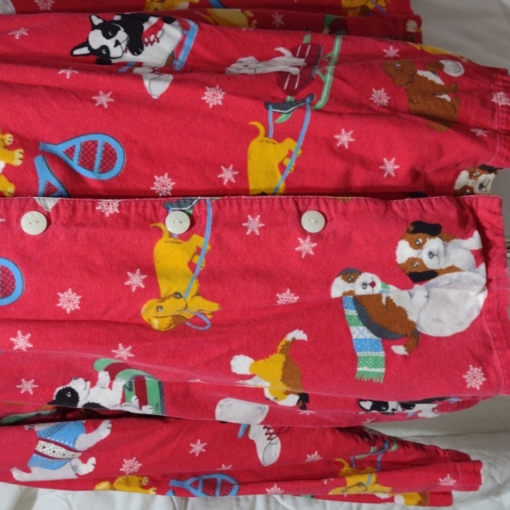 Nick & Nora puppies pajamas, sz large - Picture 3 of 16